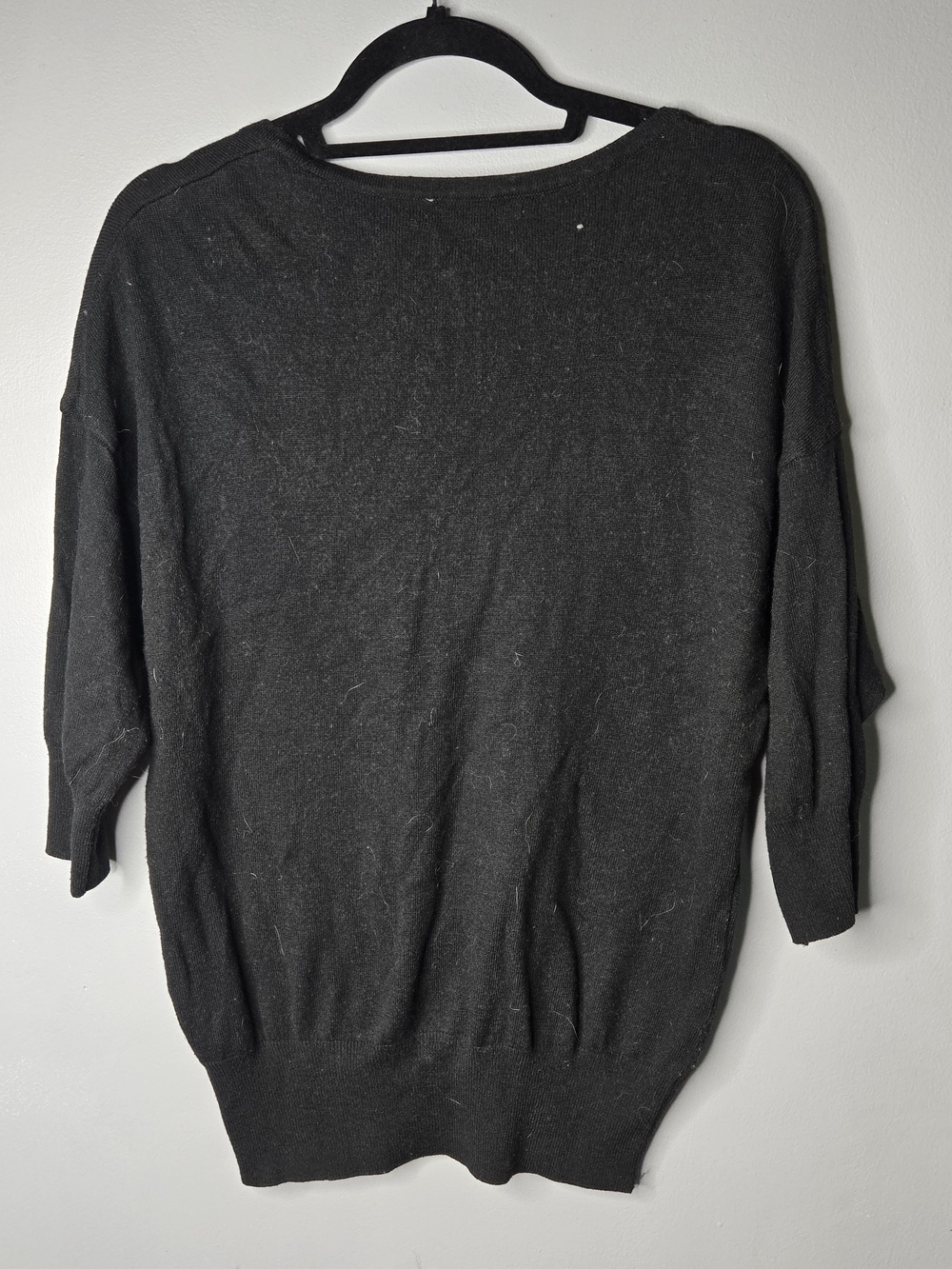 Rubbish Black V-Neck Lightweight Knit Sweater - Picture 4 of 4